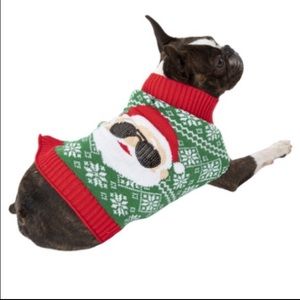 holiday Christmas sweater cool sunglasses Santa ugly Christmas sweater dog cat